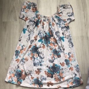Long off the shoulder top or can be worn as dress